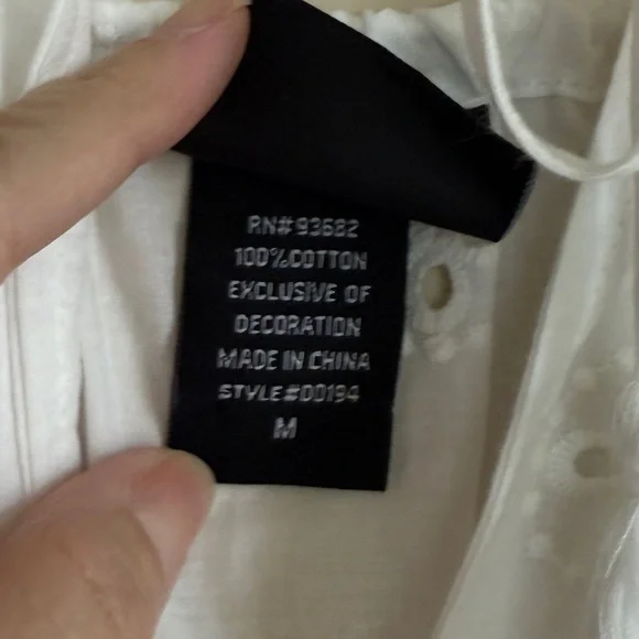 LIV Los Angeles Eyelet White Sleeveless Tiered Maxi Dress - Picture 5 of 9